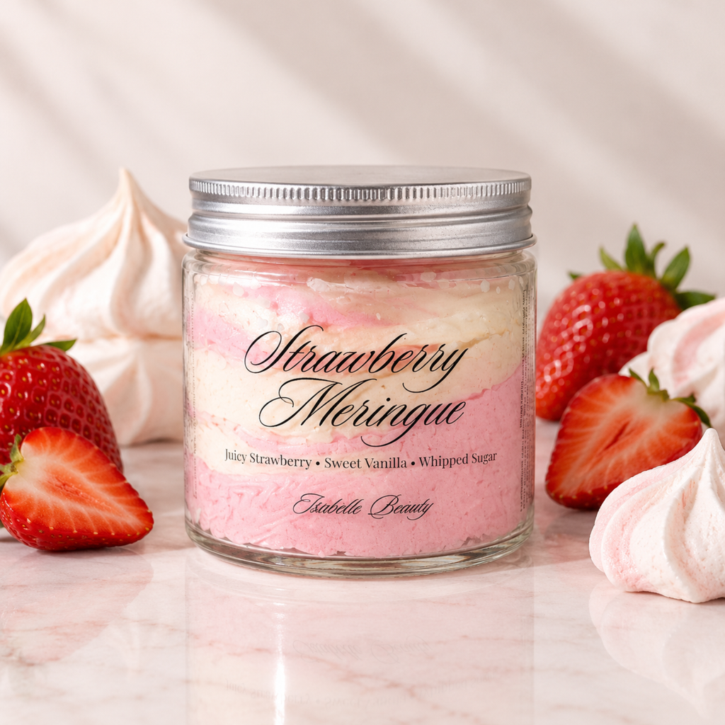 Strawberry Meringue Whipped Body Butter