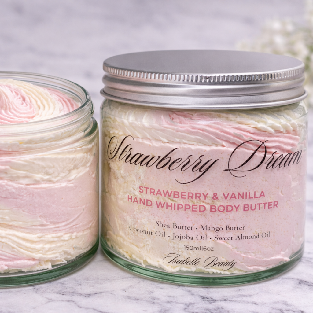 Strawberry Vanilla Silk Whipped Body Butter